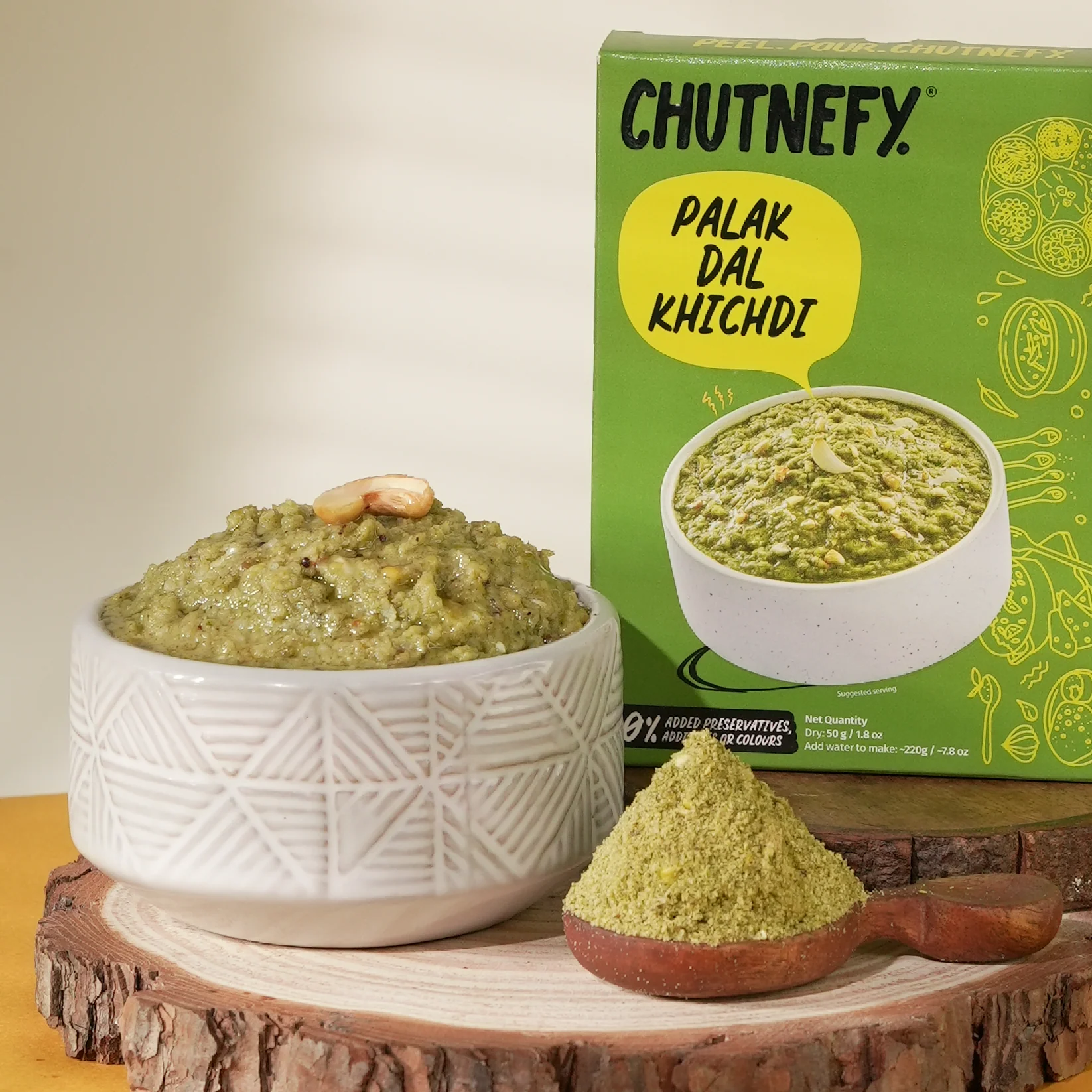 Chutnefy palak dal khichdi