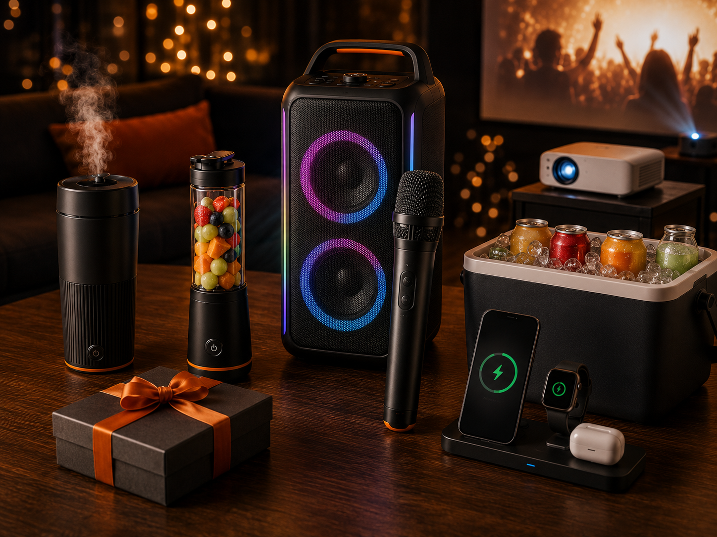 Festive gathering and entertainment set